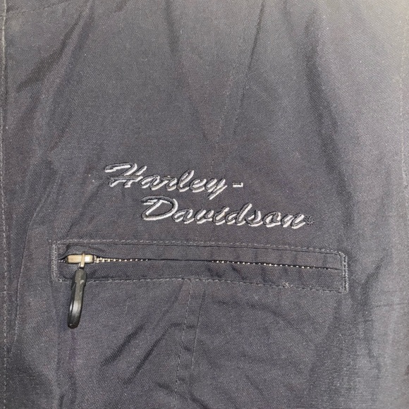 Harley Davidson Jacket Ladies Womens Size Medium Black Quilted/Nylon - Picture 5 of 16